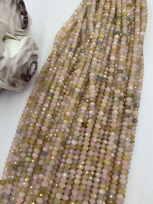 Morganite Long Strand 38cm