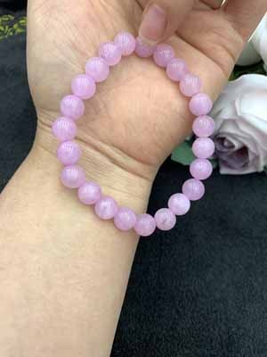 Purple Jade Color Bracelet 8mm