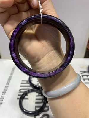 Sugilite Bangle, Size 58–62