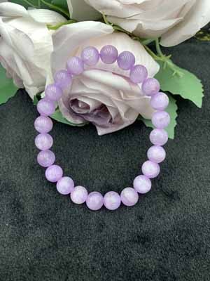 Purple Jade Color Bracelet 8mm