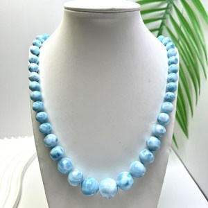 Larimar Strand Necklace