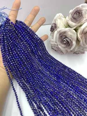 Lapis Lazuli Faceted 4mm, 38cm Long Strand