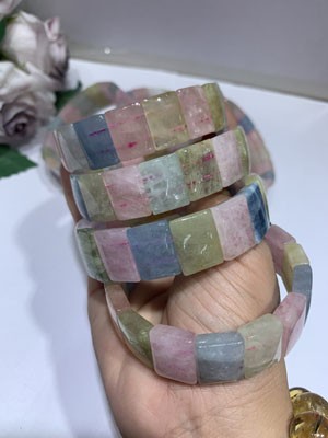 Morganite Bracelet Bangle