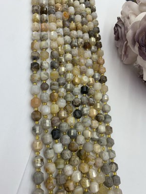 Chrysanthemum Stone Lulutong 8mm Long Chain 38cm