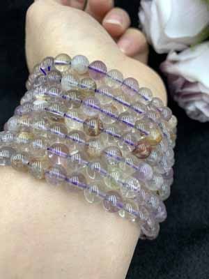 Purple Ghost Bracelet 6mm